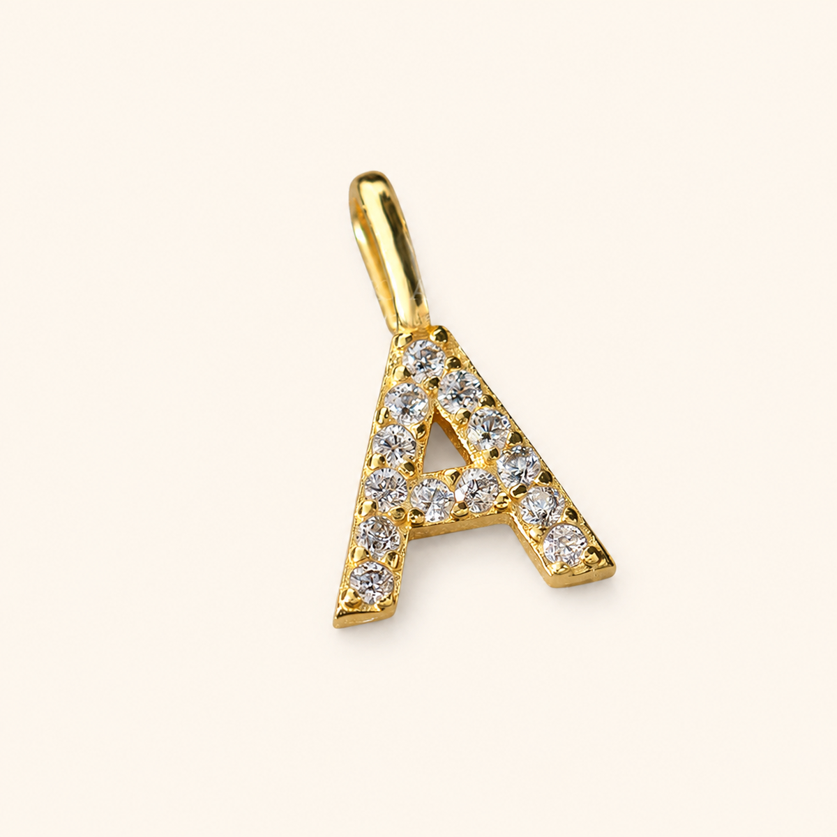 S925 Sterling Silver Personalized 26 Letter Pendant Necklace