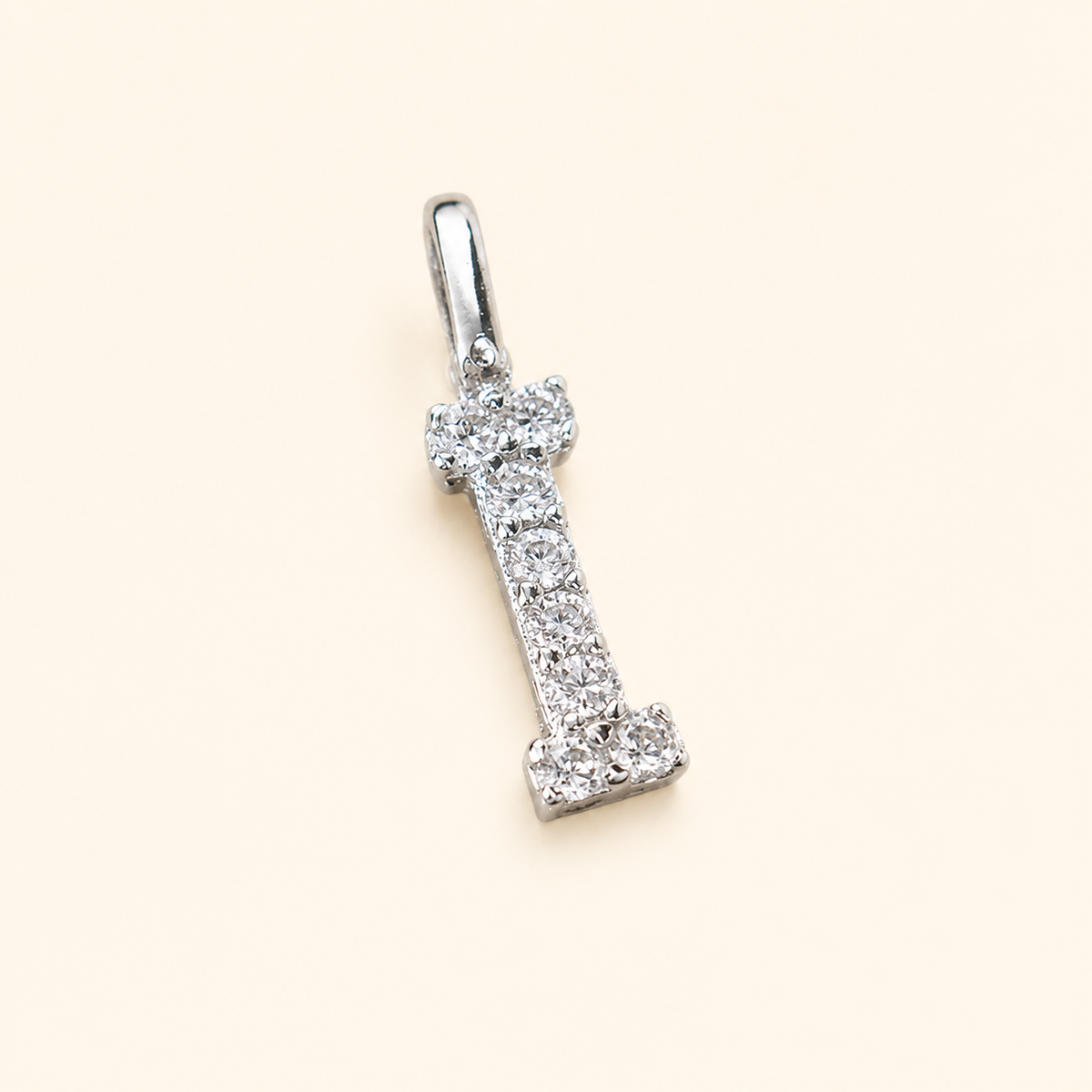S925 Sterling Silver Personalized 26 Letter Pendant Necklace