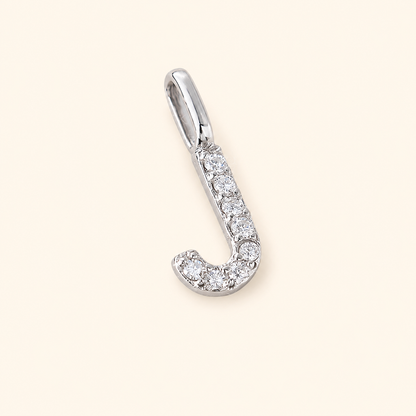 S925 Sterling Silver Personalized 26 Letter Pendant Necklace
