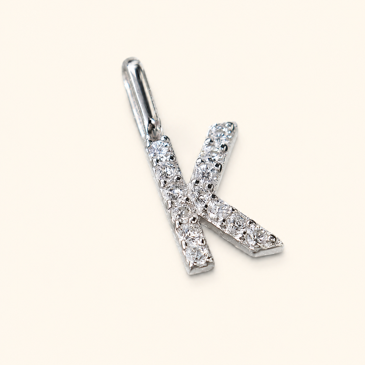 S925 Sterling Silver Personalized 26 Letter Pendant Necklace