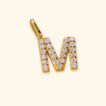 S925 Sterling Silver Personalized 26 Letter Pendant Necklace