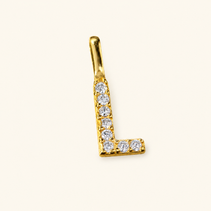 S925 Sterling Silver Personalized 26 Letter Pendant Necklace