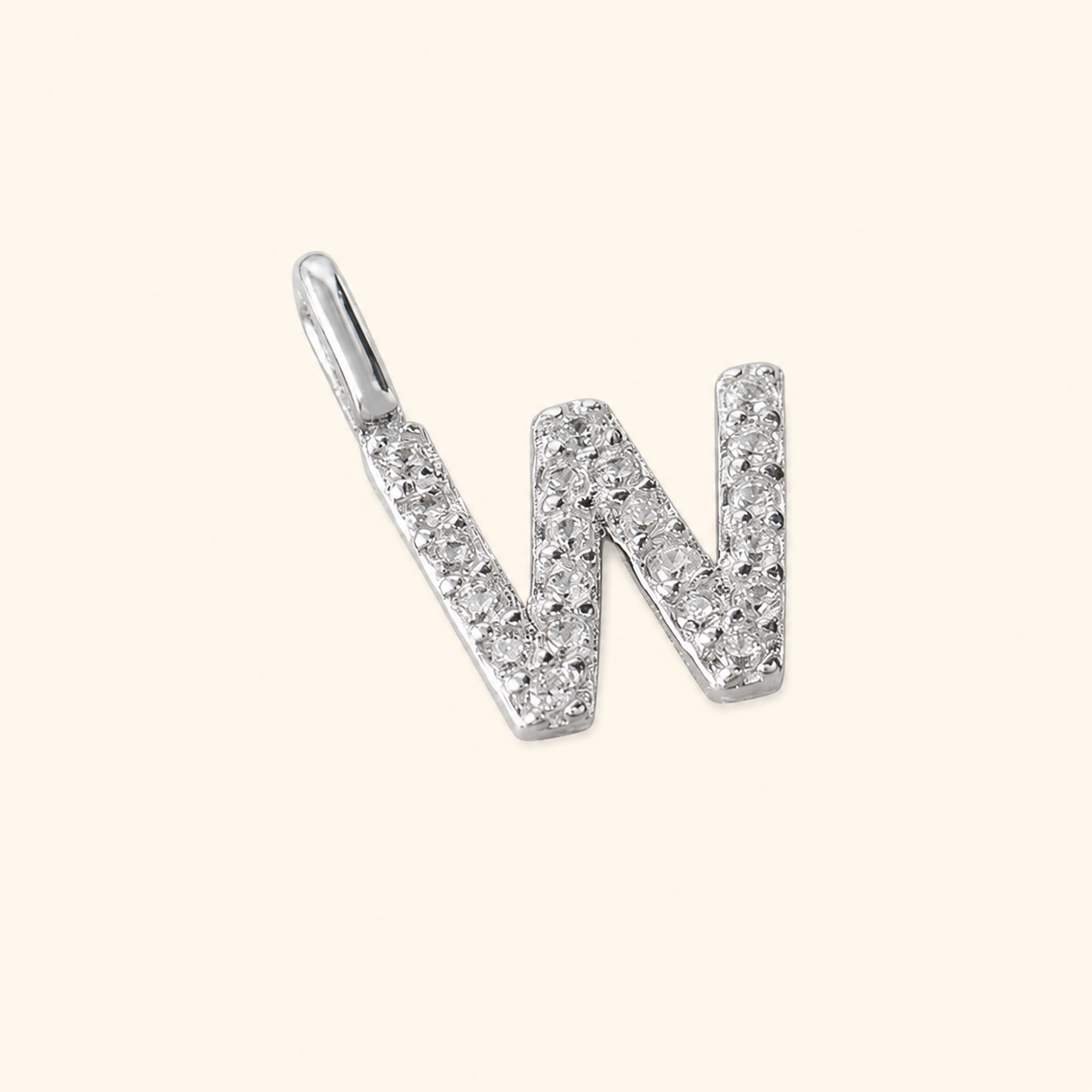 S925 Sterling Silver Personalized 26 Letter Pendant Necklace