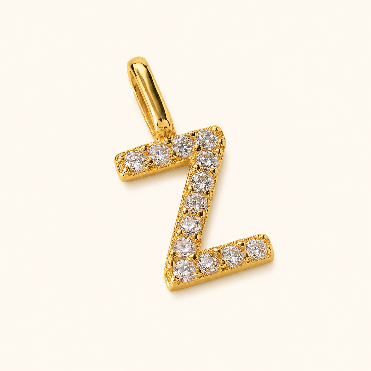 S925 Sterling Silver Personalized 26 Letter Pendant Necklace