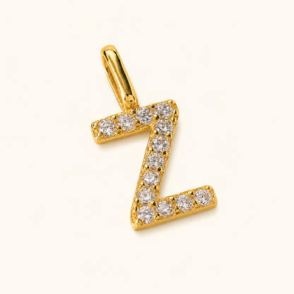 S925 Sterling Silver Personalized 26 Letter Pendant Necklace