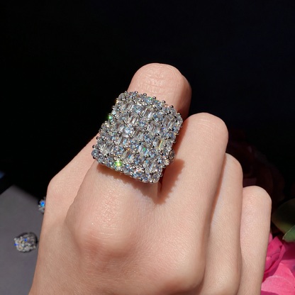 Women’s All-Over Sparkle Cubic Zirconia Ring Collection