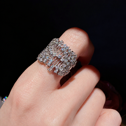 Women’s All-Over Sparkle Cubic Zirconia Ring Collection