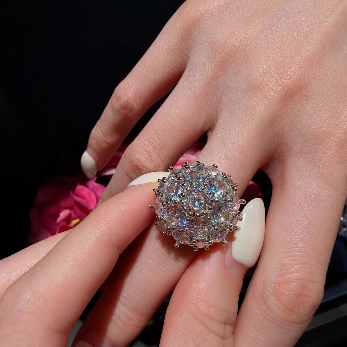 Women’s All-Over Sparkle Cubic Zirconia Ring Collection