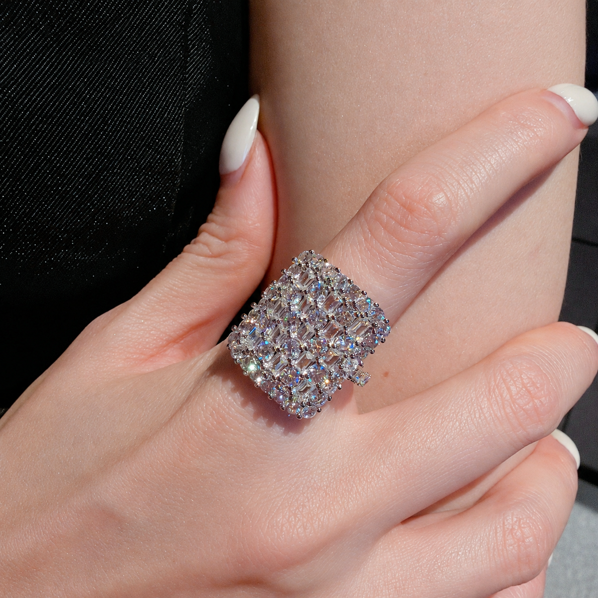 Women’s All-Over Sparkle Cubic Zirconia Ring Collection