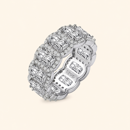 925 Sterling Silver Cubic Zirconia Five-Piece Stacking Ring Set